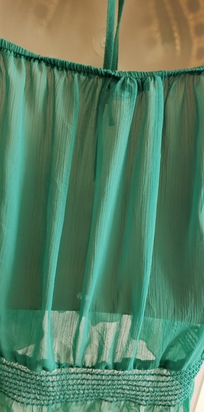 Shear Beaded Halter Top - Picture 4 of 5